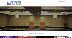 Desktop Screenshot of bayshoreproductions.com